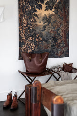 The Market Tote in Caramel