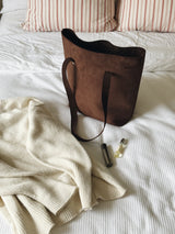 The Flora Tote in Truffle