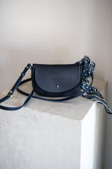 The Mini Saddle Bag in Atlantic Navy