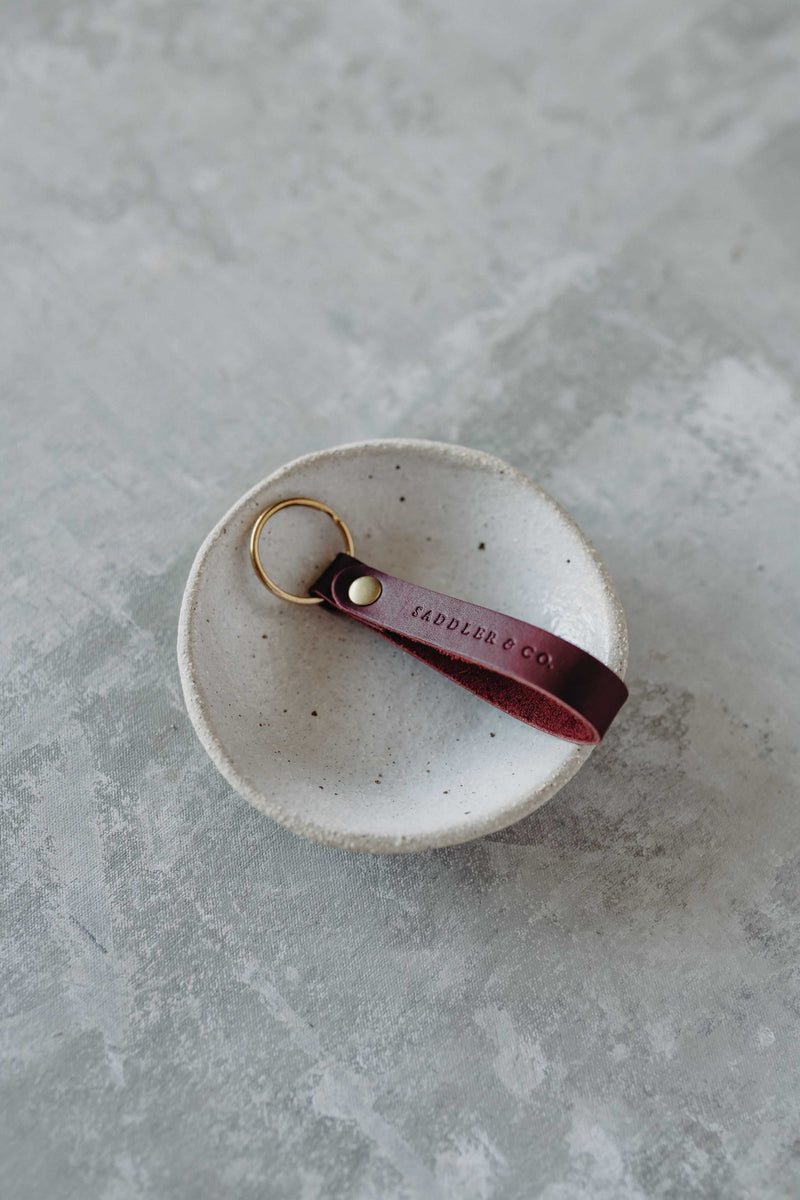OUTLET | Leather Loop Keychain - Saddler & Co - Saddler & Co | Australian Made Leather Goods