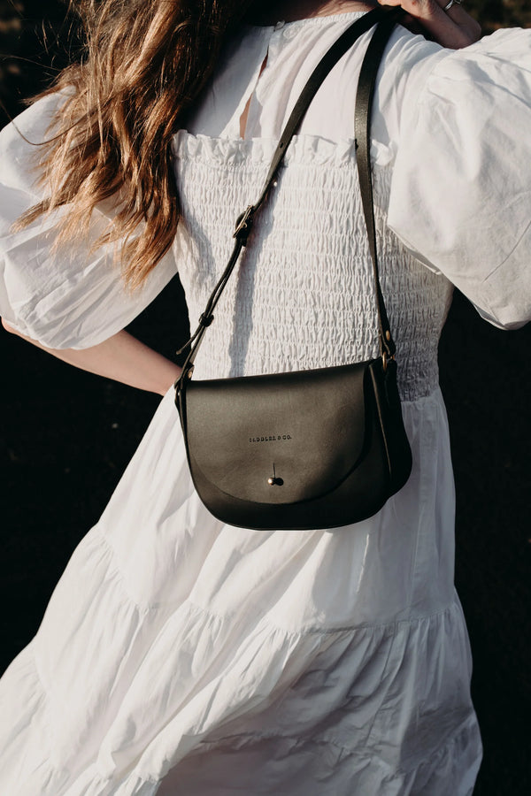 OUTLET | Mini Saddle Bag in Black - Saddler & Co - Saddler & Co | Australian Made Leather Goods