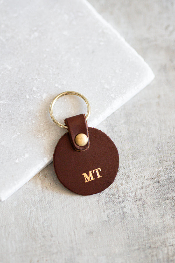 NEW Gold Embossed Round Keyring | Special Edition