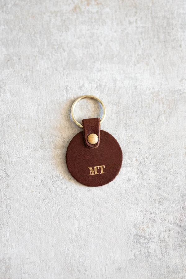 NEW Gold Embossed Round Keyring | Special Edition