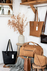The Market Tote in Nutmeg - Saddler & Co - Saddler & Co | Australian Made Leather Goods