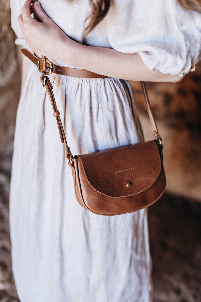 The Mini Saddle Bag in Tan | Special Edition