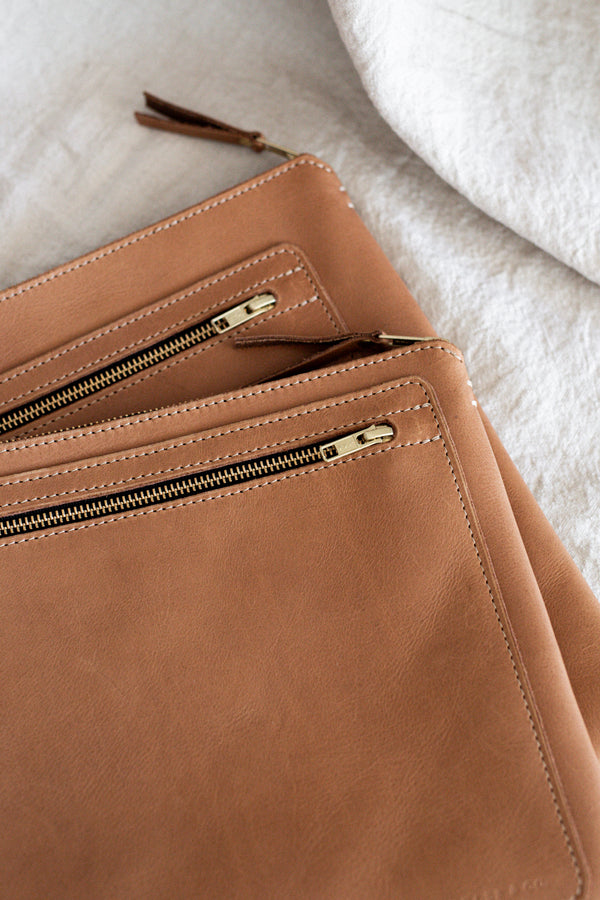 NEW Laptop Case in Tan - Large size | Pre-Order for 25th October Shipping