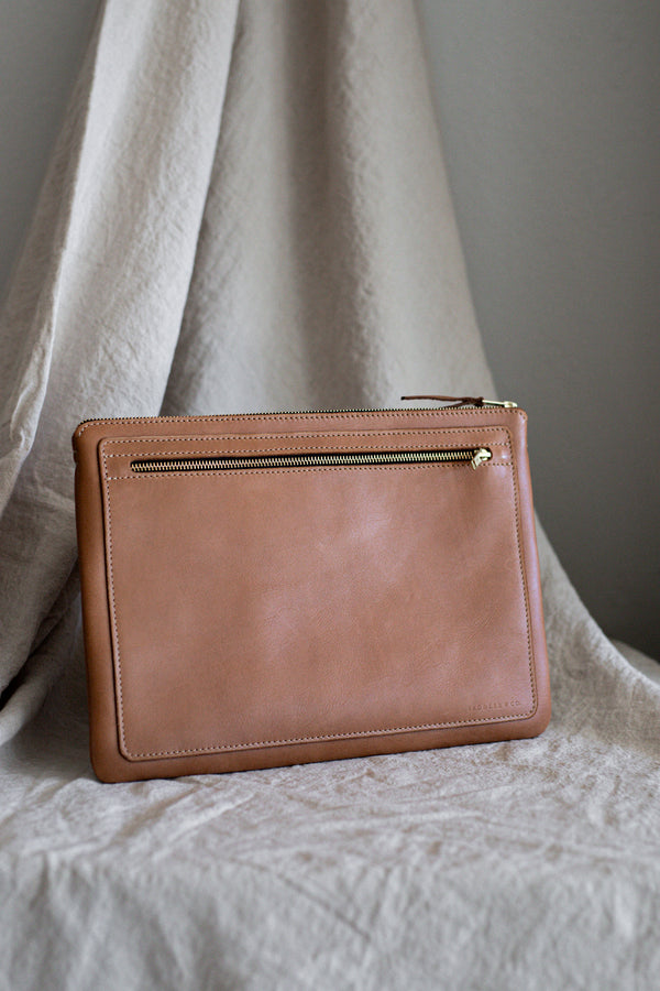 NEW Laptop Case in Tan - Large size