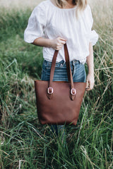 OUTLET | The Classic Tote in Caramel - Saddler & Co - Saddler & Co | Australian Made Leather Goods