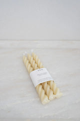 Spiral Candle Set of 3 Candles | Ivory