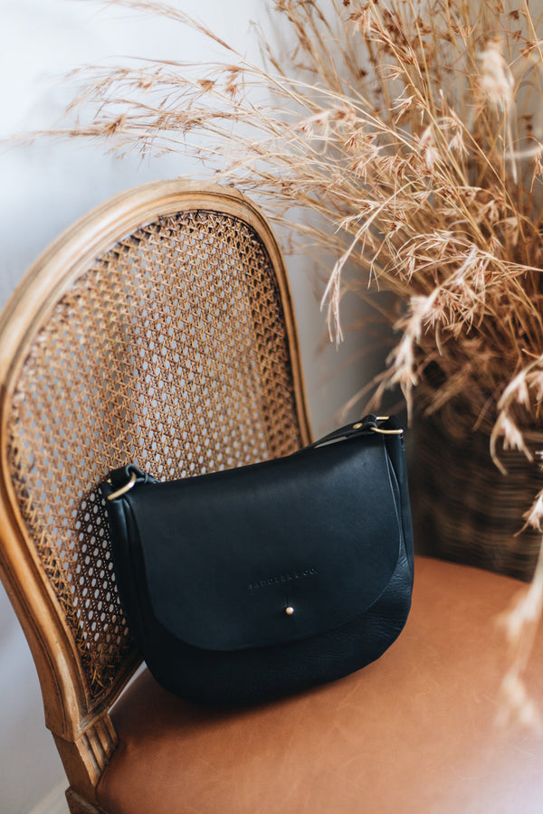 OUTLET | Saddle Bag in Black - Saddler & Co - Saddler & Co | Australian Made Leather Goods