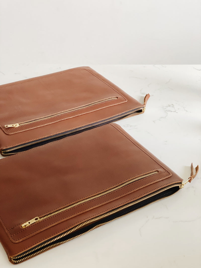 The Laptop Case in Caramel - Large size - Saddler & Co - Saddler & Co | Australian Made Leather Goods