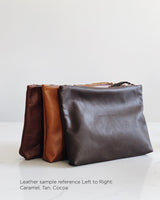 The Classic Clutch in Cocoa - Saddler & Co - Saddler & Co | Australian Made Leather Goods