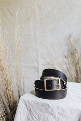 Casual Belt in Dark Brown - Saddler & Co - Saddler & Co | Australian Made Leather Goods