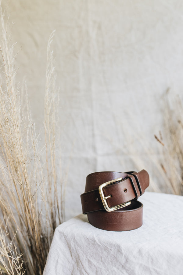 OUTLET | Classic Belt in Caramel | Grade B - Saddler & Co - Saddler & Co | Australian Made Leather Goods