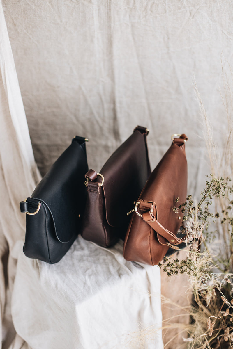 The Saddle Bag in Cocoa - Saddler & Co - Saddler & Co | Australian Made Leather Goods