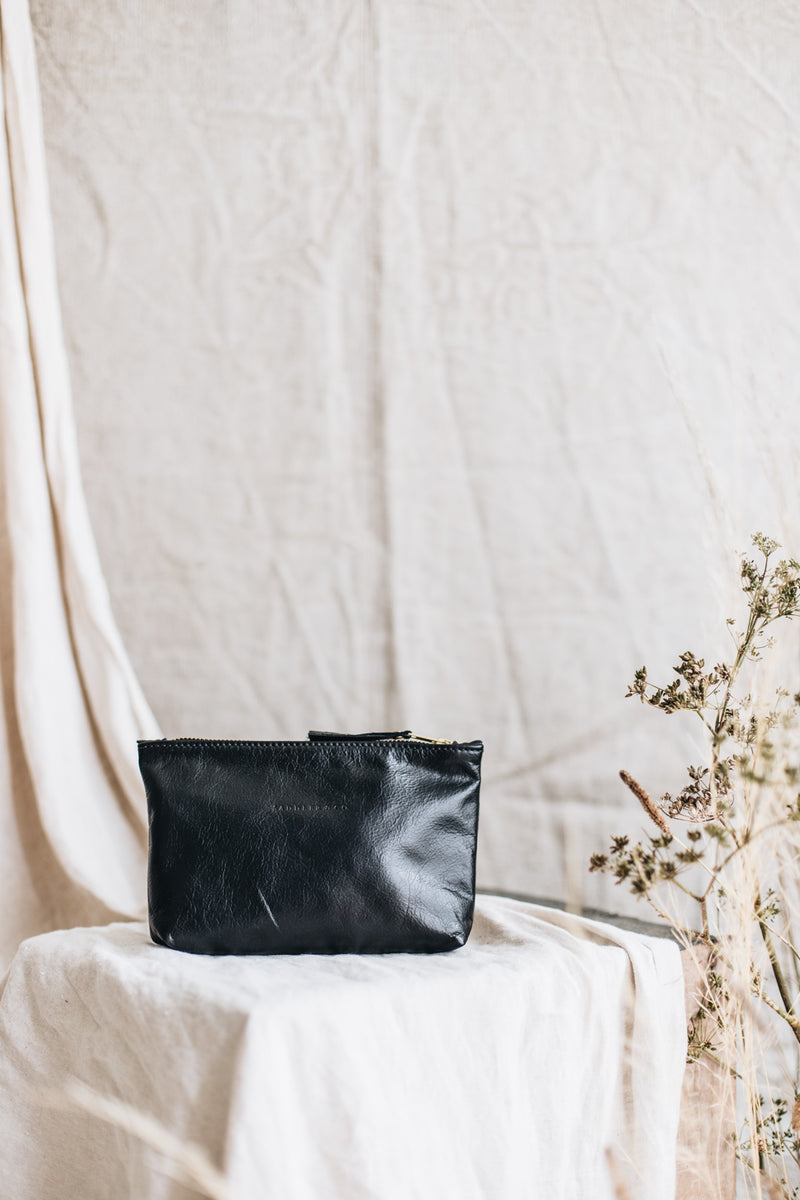 The Daily Clutch in Black - Saddler & Co - Saddler & Co | Australian Made Leather Goods