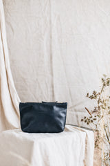 The Daily Clutch in Navy - Saddler & Co - Saddler & Co | Australian Made Leather Goods
