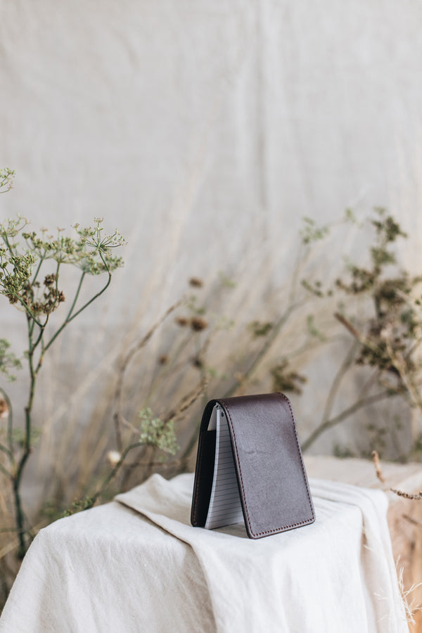 OUTLET | Leather Covered Flip Notepad - Saddler & Co - Saddler & Co | Australian Made Leather Goods