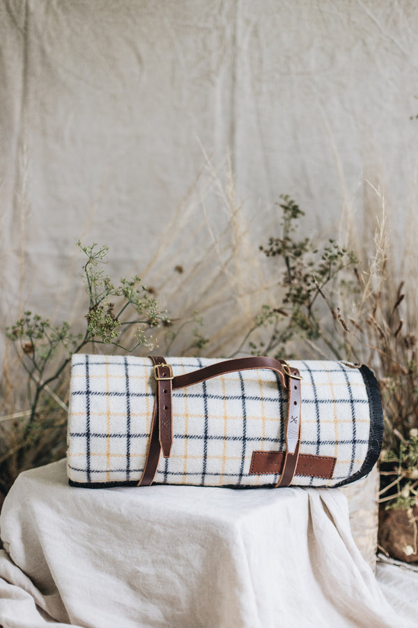 OUTLET | Heirloom Picnic Blanket | Grade B - Saddler & Co - Saddler & Co | Australian Made Leather Goods