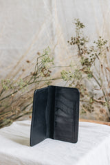 Leather Phone Wallet in Black - Saddler & Co - Saddler & Co | Australian Made Leather Goods