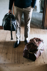 The Weekender Travel Bag in Cocoa (Dark Brown) - Saddler & Co - Saddler & Co | Australian Made Leather Goods