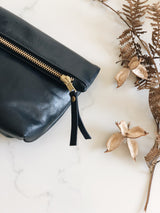 The Classic Clutch in Navy - Saddler & Co - Saddler & Co | Australian Made Leather Goods