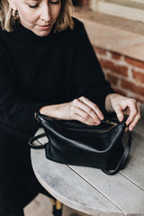 OUTLET | Essential Bag in Black - Saddler & Co - Saddler & Co | Australian Made Leather Goods