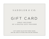 Gift Card - Saddler & Co - Saddler & Co | Australian Made Leather Goods