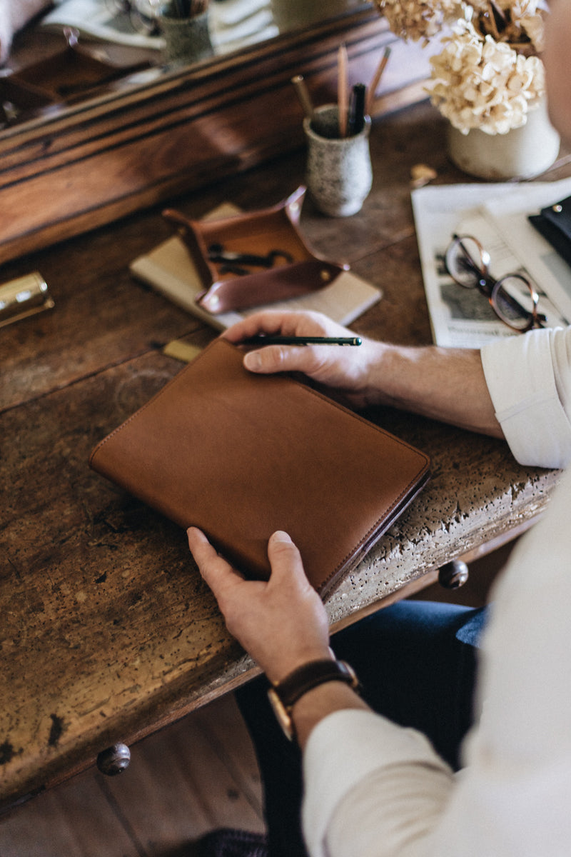 A5 Leather Journal in Toffee Tan - Saddler & Co - Saddler & Co | Australian Made Leather Goods