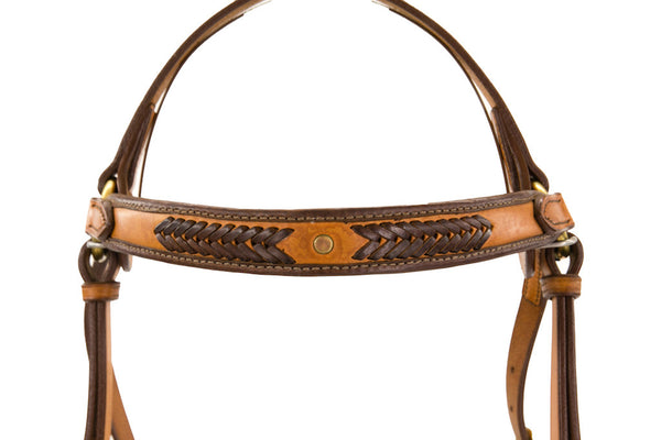 Padded Brow Show Bridle - Saddler & Co - Saddler & Co | Australian Made Leather Goods