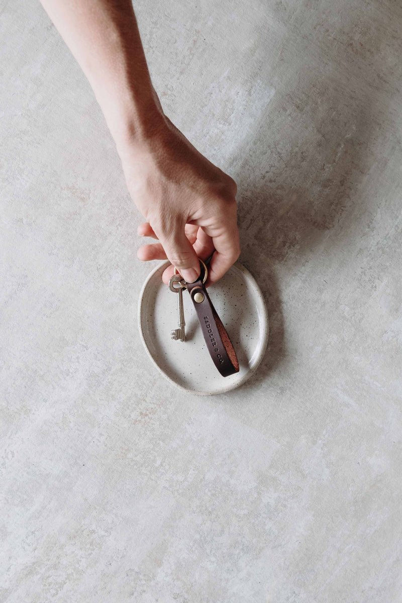OUTLET | Leather Loop Keychain - Saddler & Co - Saddler & Co | Australian Made Leather Goods