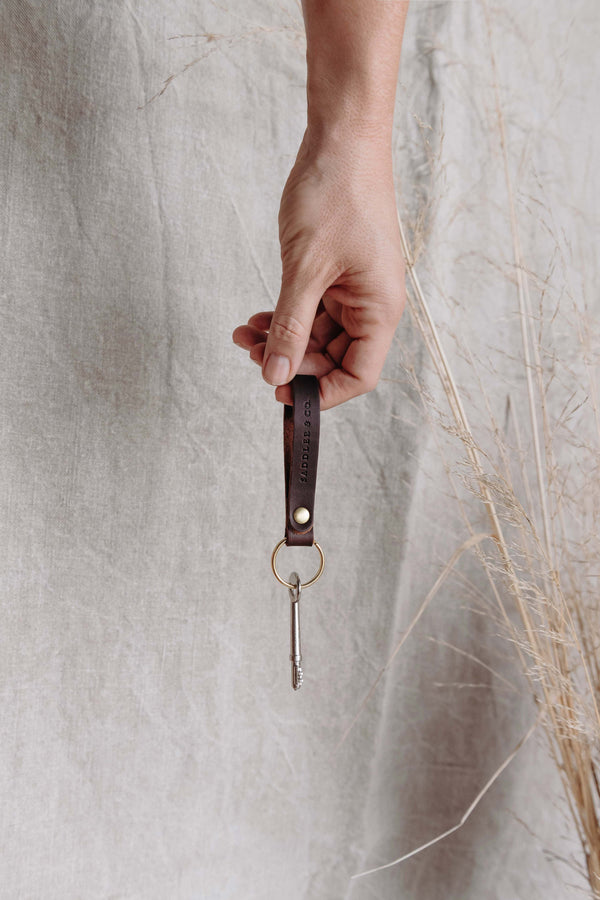 OUTLET | Leather Loop Keychain - Saddler & Co - Saddler & Co | Australian Made Leather Goods