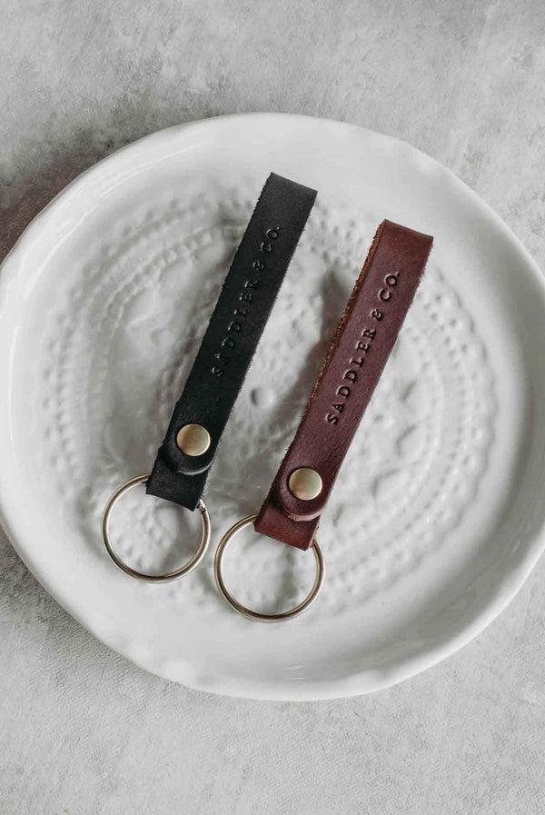 OUTLET | Leather Loop Keychain - Saddler & Co - Saddler & Co | Australian Made Leather Goods