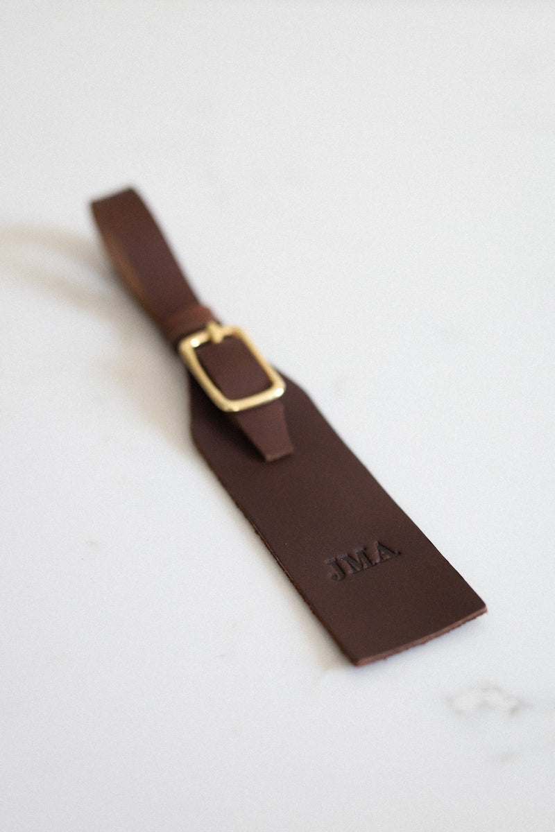 Leather Luggage Tag | NEW - Saddler & Co - Saddler & Co | Australian Made Leather Goods