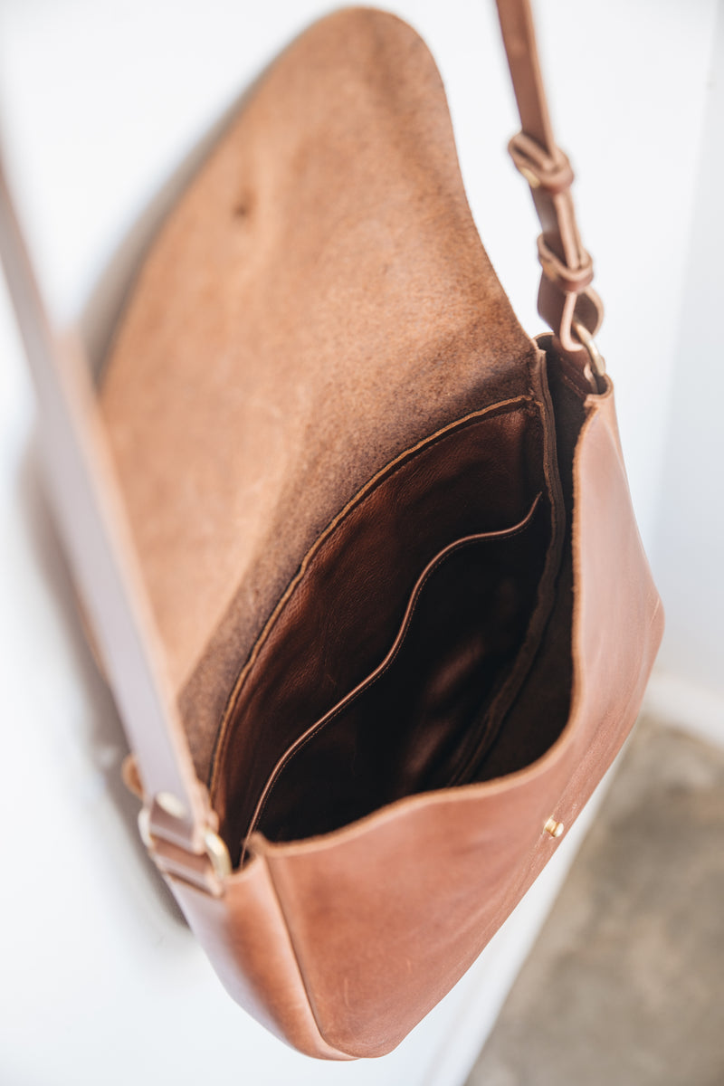 The Saddle Bag in Caramel - Saddler & Co - Saddler & Co | Australian Made Leather Goods