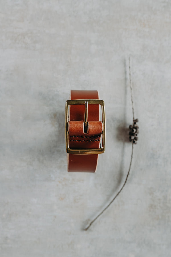 Casual Belt in Caramel - Saddler & Co - Saddler & Co | Australian Made Leather Goods