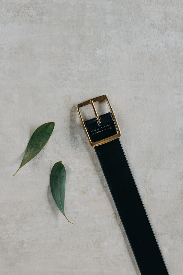 OUTLET | Casual belt in Black - Saddler & Co - Saddler & Co | Australian Made Leather Goods