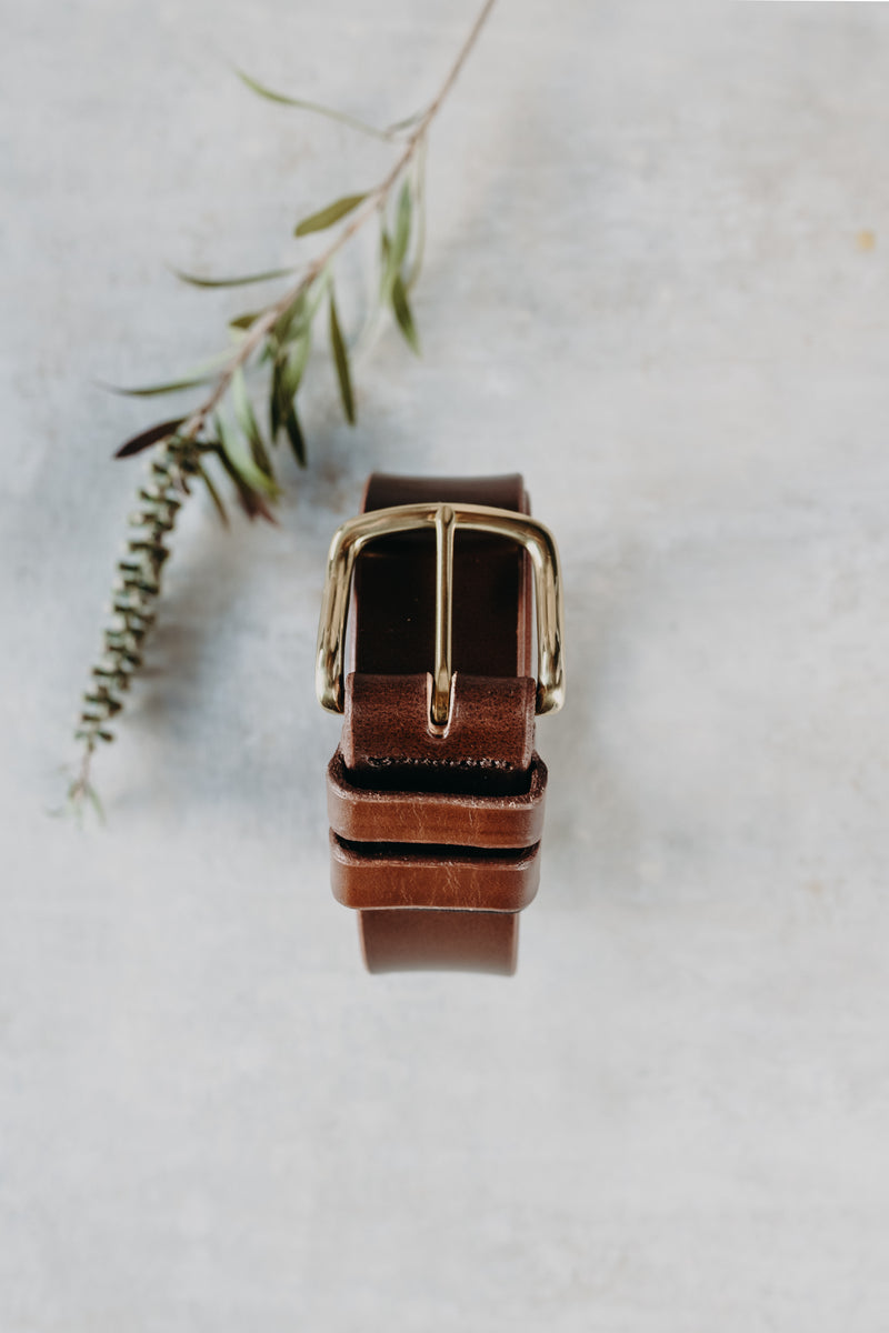 The Classic Belt in Caramel - Saddler & Co - Saddler & Co | Australian Made Leather Goods