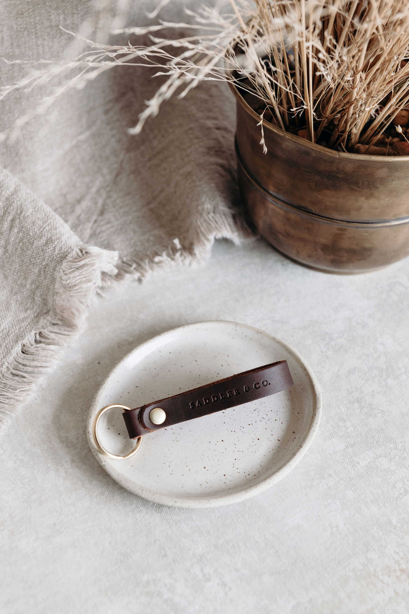 OUTLET | Leather Loop Keychain - Saddler & Co - Saddler & Co | Australian Made Leather Goods