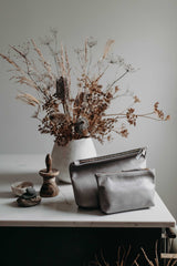 The Classic Clutch in Mist - Saddler & Co - Saddler & Co | Australian Made Leather Goods