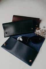 NEW | Glasses Case in Black - Saddler & Co - Saddler & Co | Australian Made Leather Goods