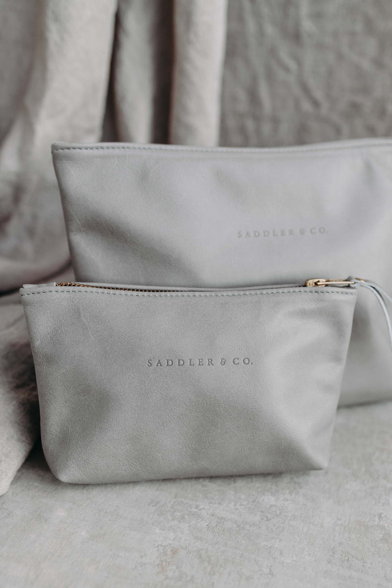 The Daily Clutch in Mist | NEW - Saddler & Co - Saddler & Co | Australian Made Leather Goods