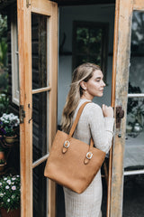 The Classic Tote in Nutmeg - Saddler & Co - Saddler & Co | Australian Made Leather Goods