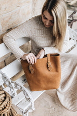 The Classic Tote in Nutmeg - Saddler & Co - Saddler & Co | Australian Made Leather Goods