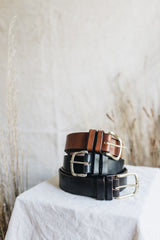 The Classic Belt in Cocoa (Dark Brown) - Saddler & Co - Saddler & Co | Australian Made Leather Goods