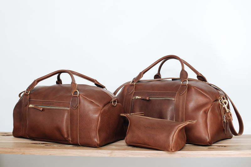 The Overnighter Travel Bag in Caramel – Saddler Co